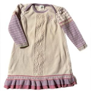 ❄️ vintage Hanna Andersson après-ski knit dress